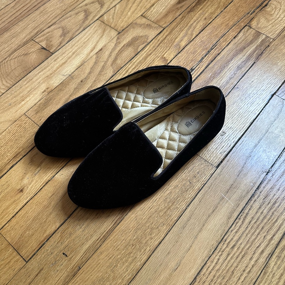 Birdies Black Flats/Loafers